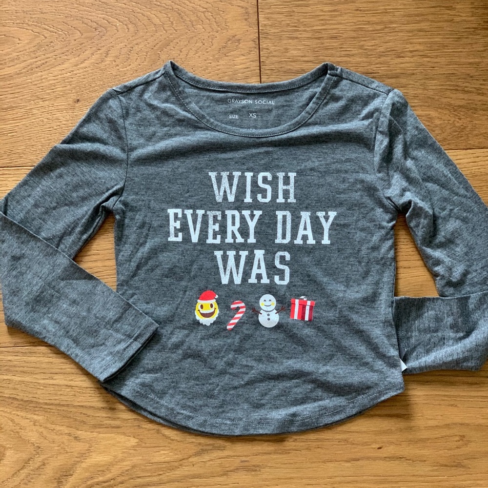 Christmas long sleeve shirt- various sizes